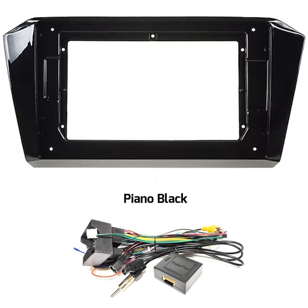 10.1'' VW Passat B8 2015-2019 Piano Black Oto Tablet Çerçeve TAC-194