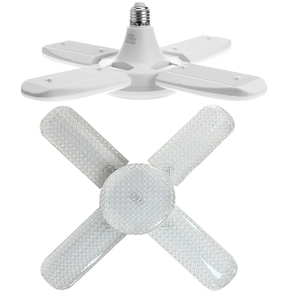 60w Pervane Kristal Led Lamba Dört Kanatlı 4+1 6000lm Volemi