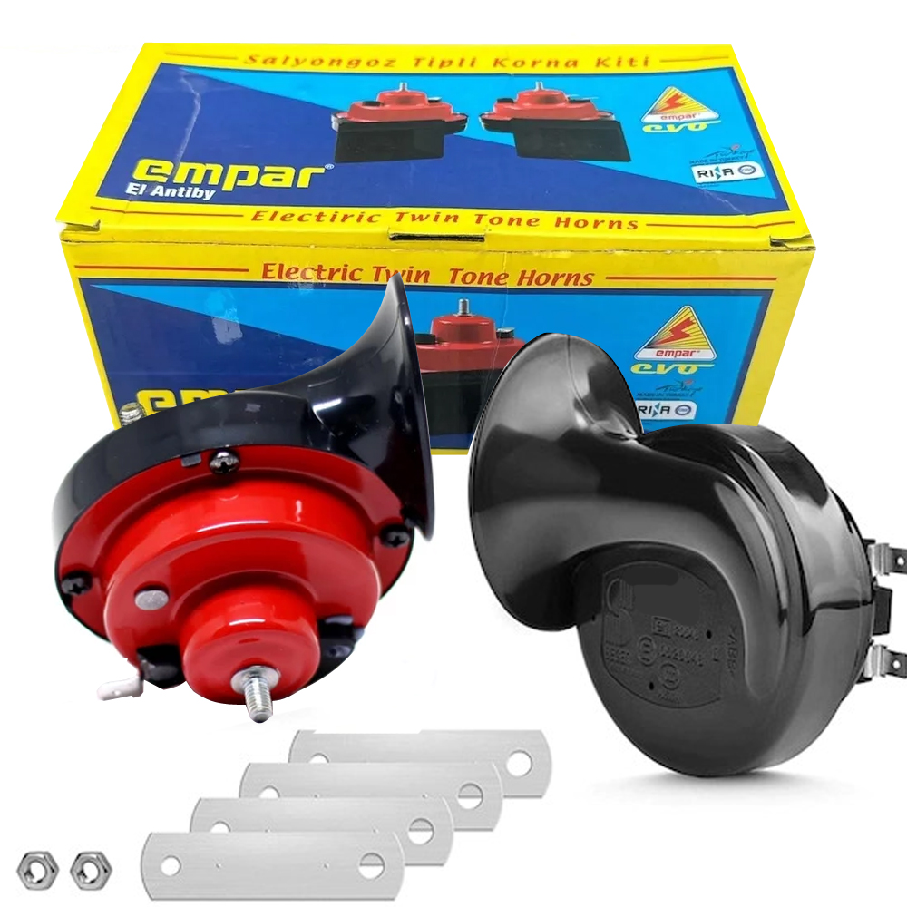 Salyangoz Dadat Korna 12v 410hz 510hz Çift Fiş 2 Adet PK-6580