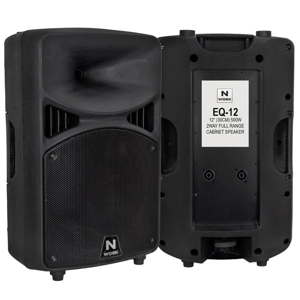 Kabin Hoparlör Pasif 500w 30cm 2 Yollu Nwork EQ-12