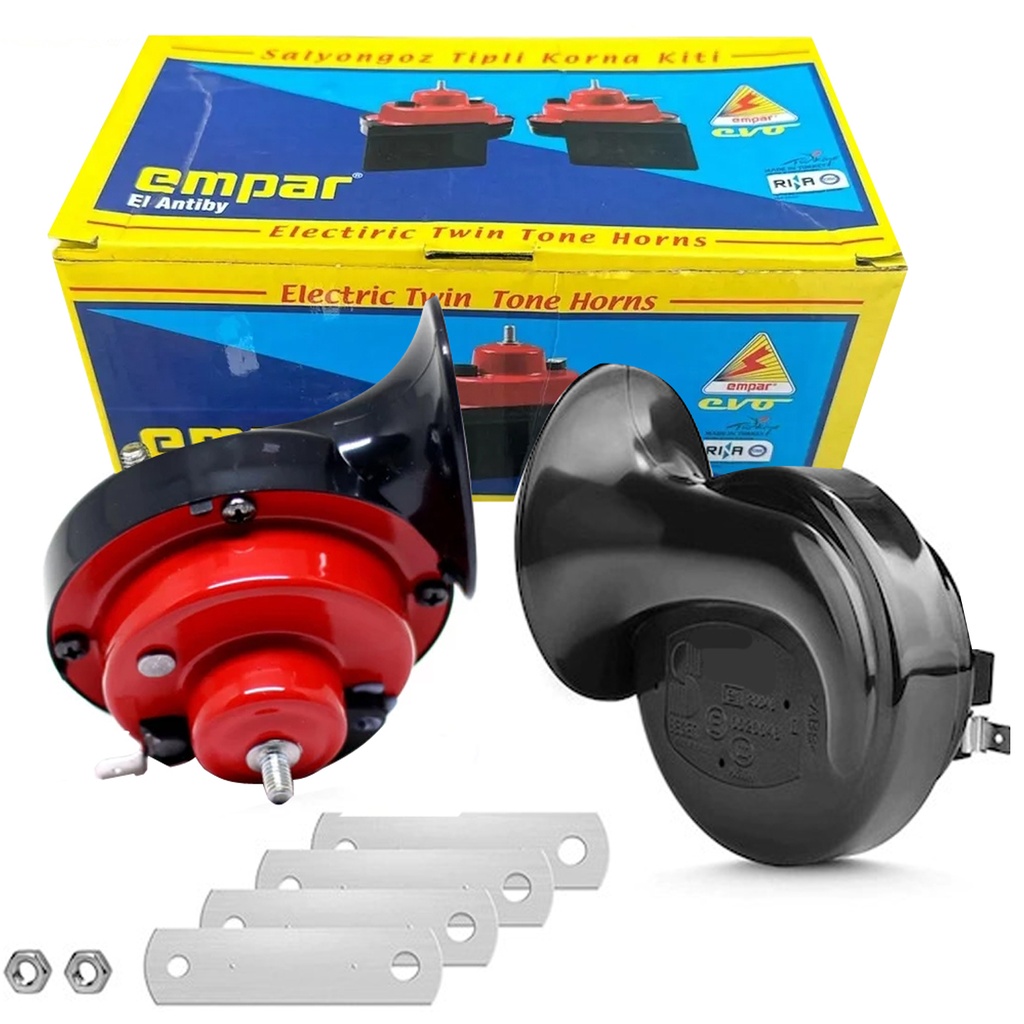 Salyangoz Dadat Korna 12v 410hz 510hz Tek Fişli 2 Adet PK-6628 R6