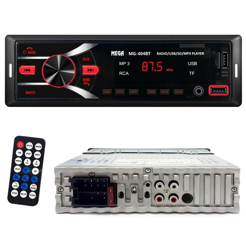 Oto Teyp 4x50w Bt Usb 2Usb Mega VM-222 R41