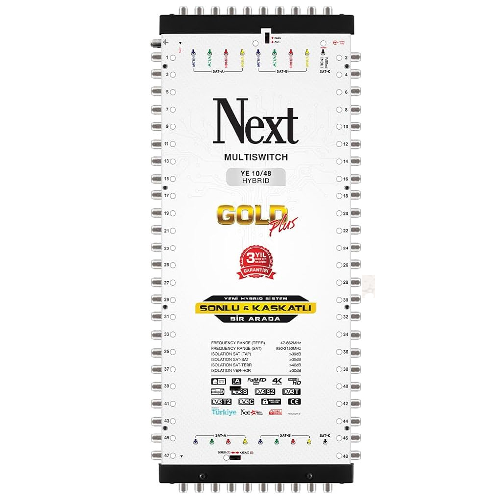 10/40 Santral Sonlu Kaskatlı Hibrit Adaptörlü Next 10/40