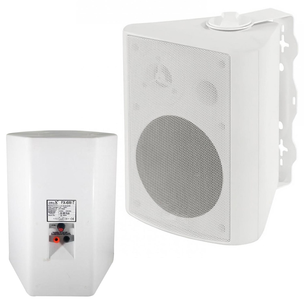 Sütun Hoparlör 16cm 100w Beyaz 1 Adet Universal FX-6WT 