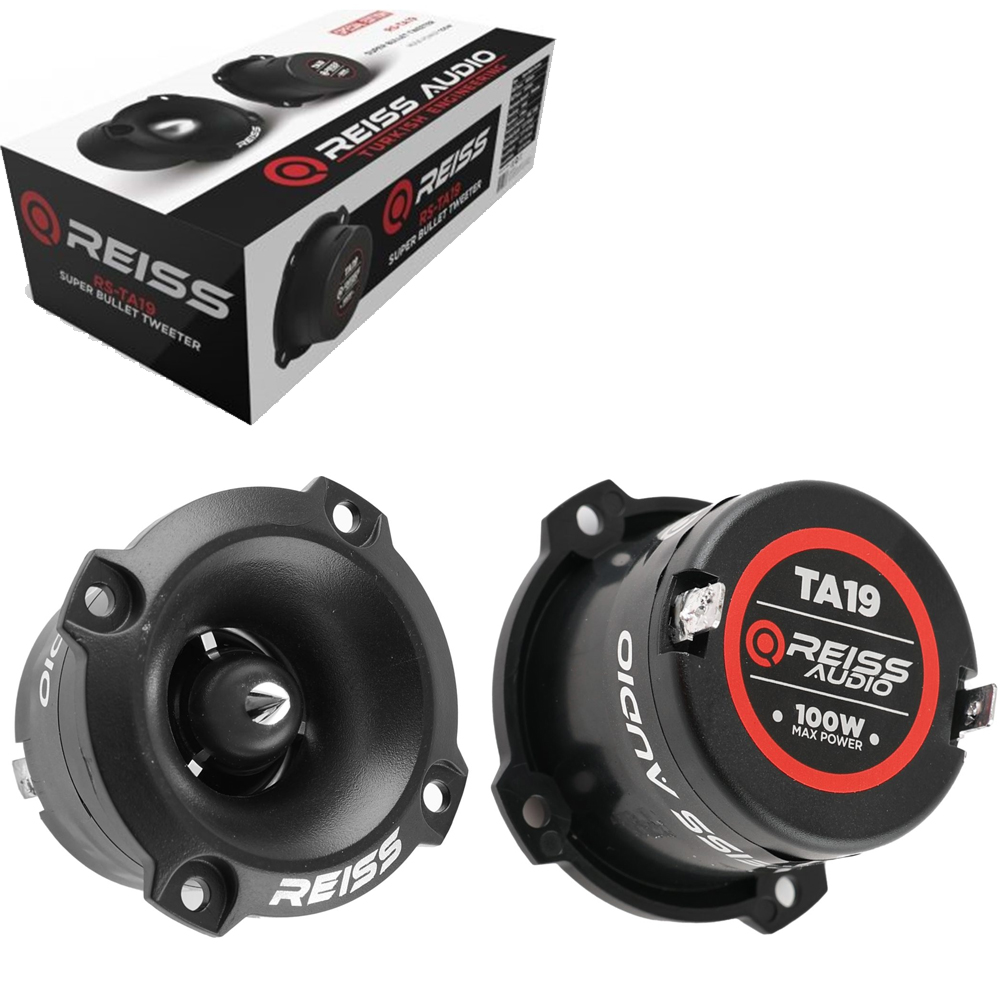 Tweeter 8cm 100 Watt 2 Adet Reiss Audio RS-TA19  C