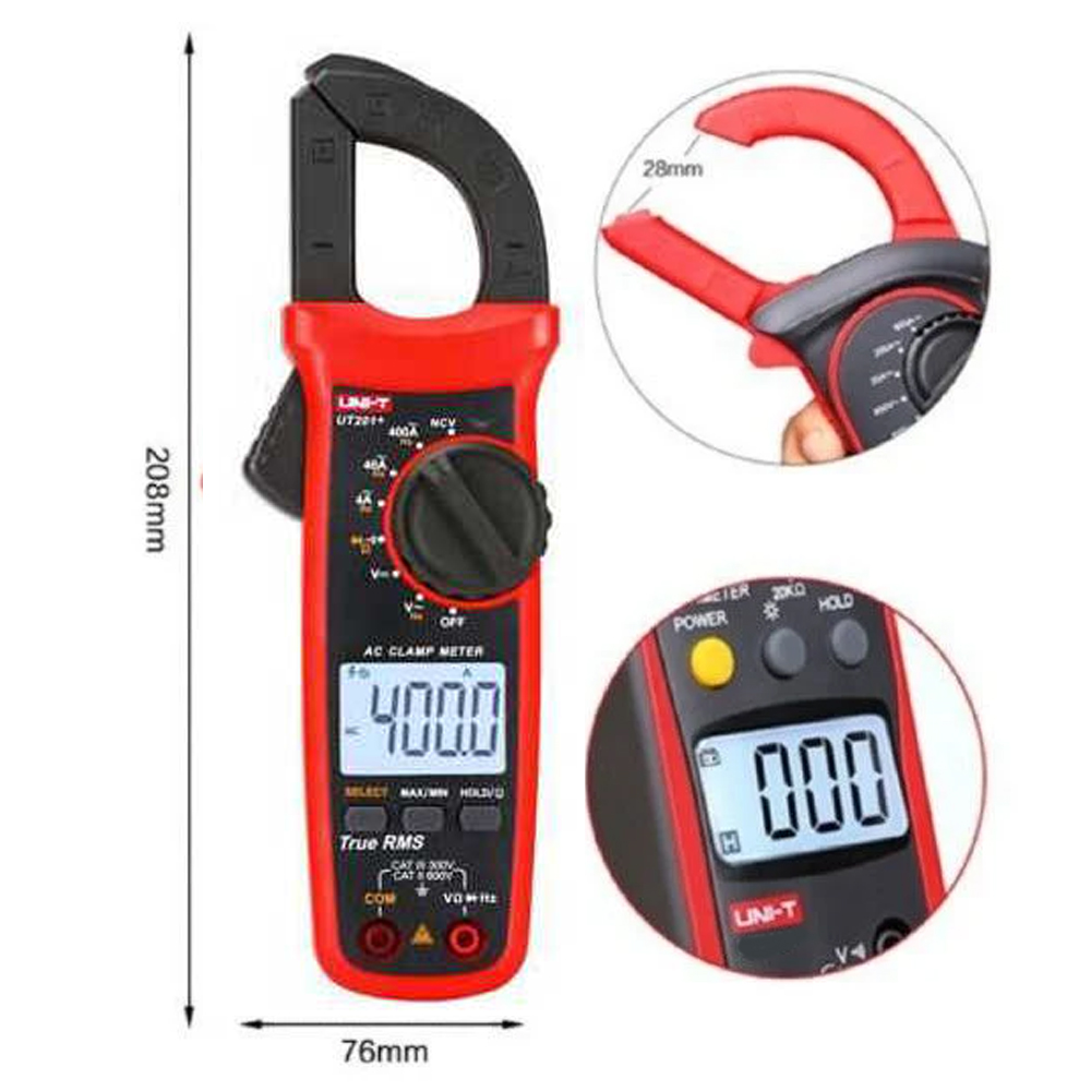 Pensampermetre Dijital 400A UNI-T UT201+