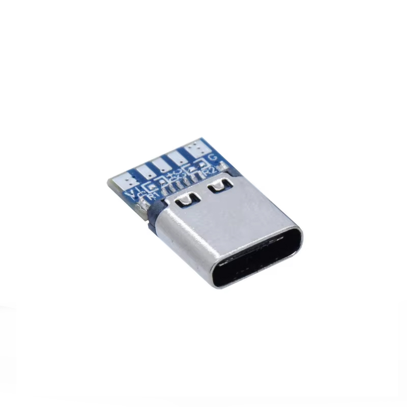 Type-C Dişi Fiş Şase Karkas Konnektör 5Pin Poke PK-6785