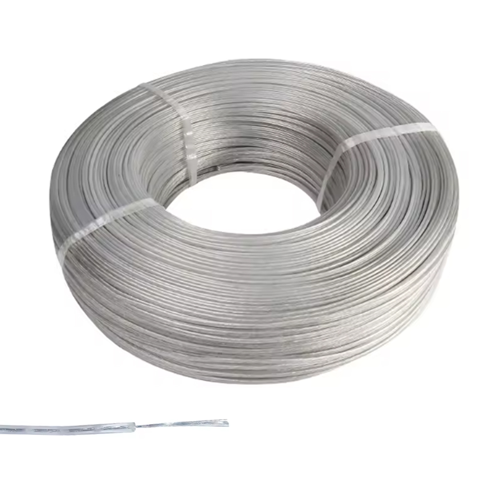 1x0.22 NYAF Tek Damar Kalay Kaplı Bakır Kablo H03VV-F Şeffaf 200mt Poke PK-1467