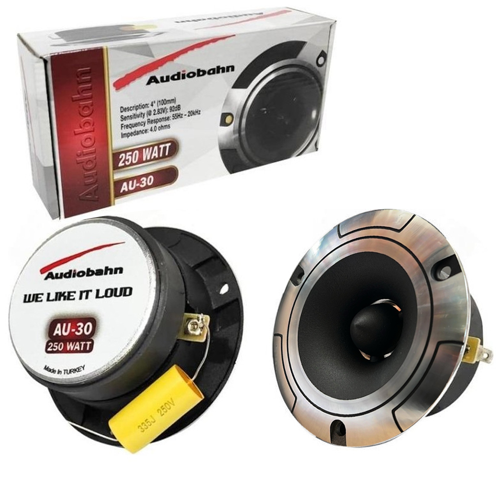 Spl Dome Tweeter 250w 10cm Audiobahn AU-30