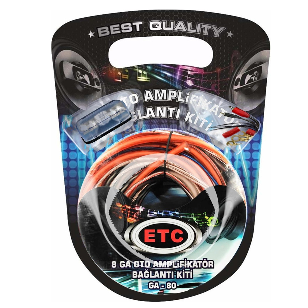 Oto Anfi Kablo Seti 8GA ETC GA-80  R9