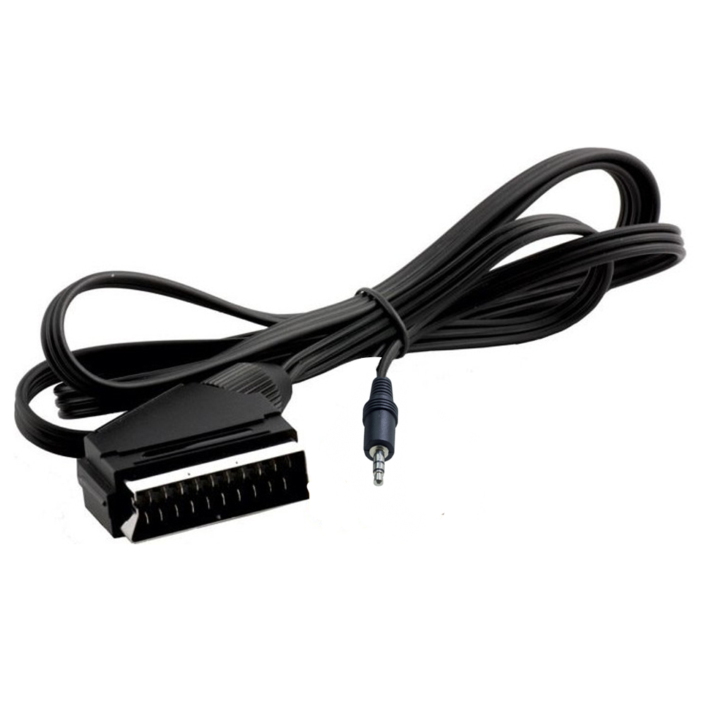 Av Scart Jack Kablo 3 Boğumlu Kısa Jack 1.5mt ETC  