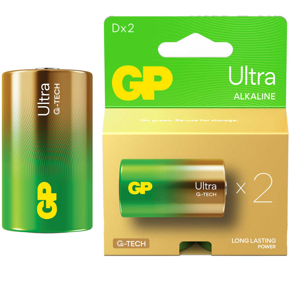 Alkalin Büyük Pil D Boy  2 Adet Reycko Gp DX2