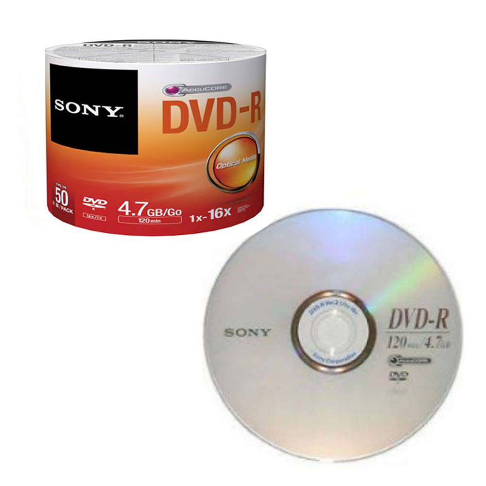 Boş Dvd Dvd+R 4.7Gb 16X 50 Adet Sony 50DMR47SB  