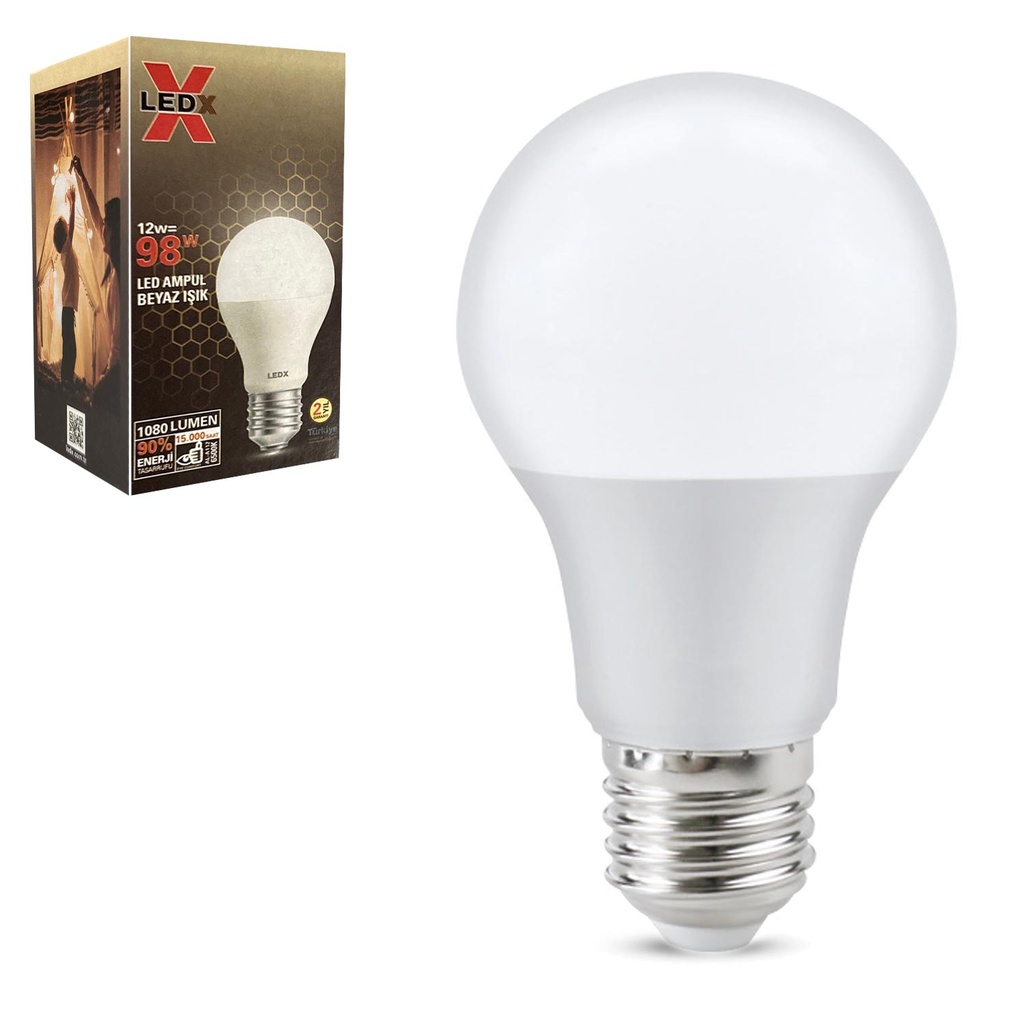 Led Ampul 220v 12w To 98w Beyaz E27 Ledx AL-A112