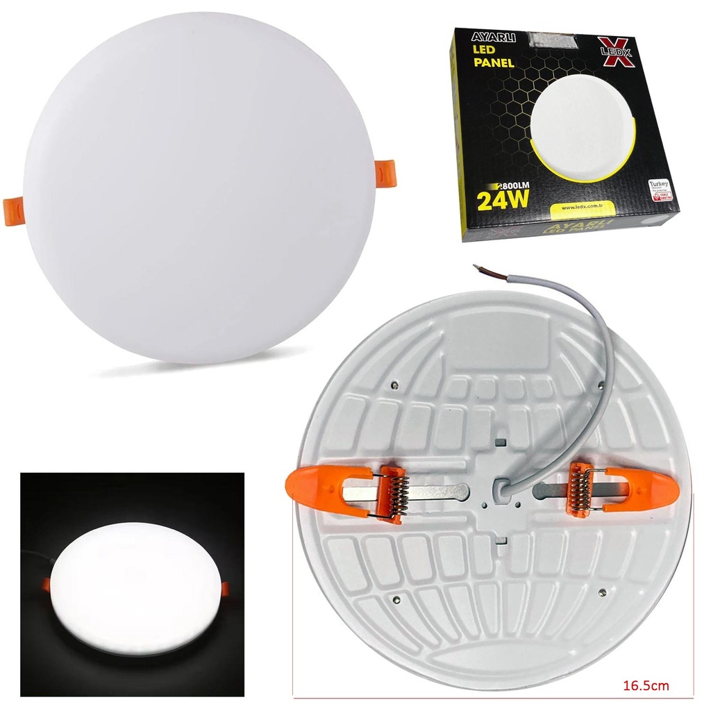 Led Panel Ayarlı 220v 24w 2800Lm Beyaz Ledx