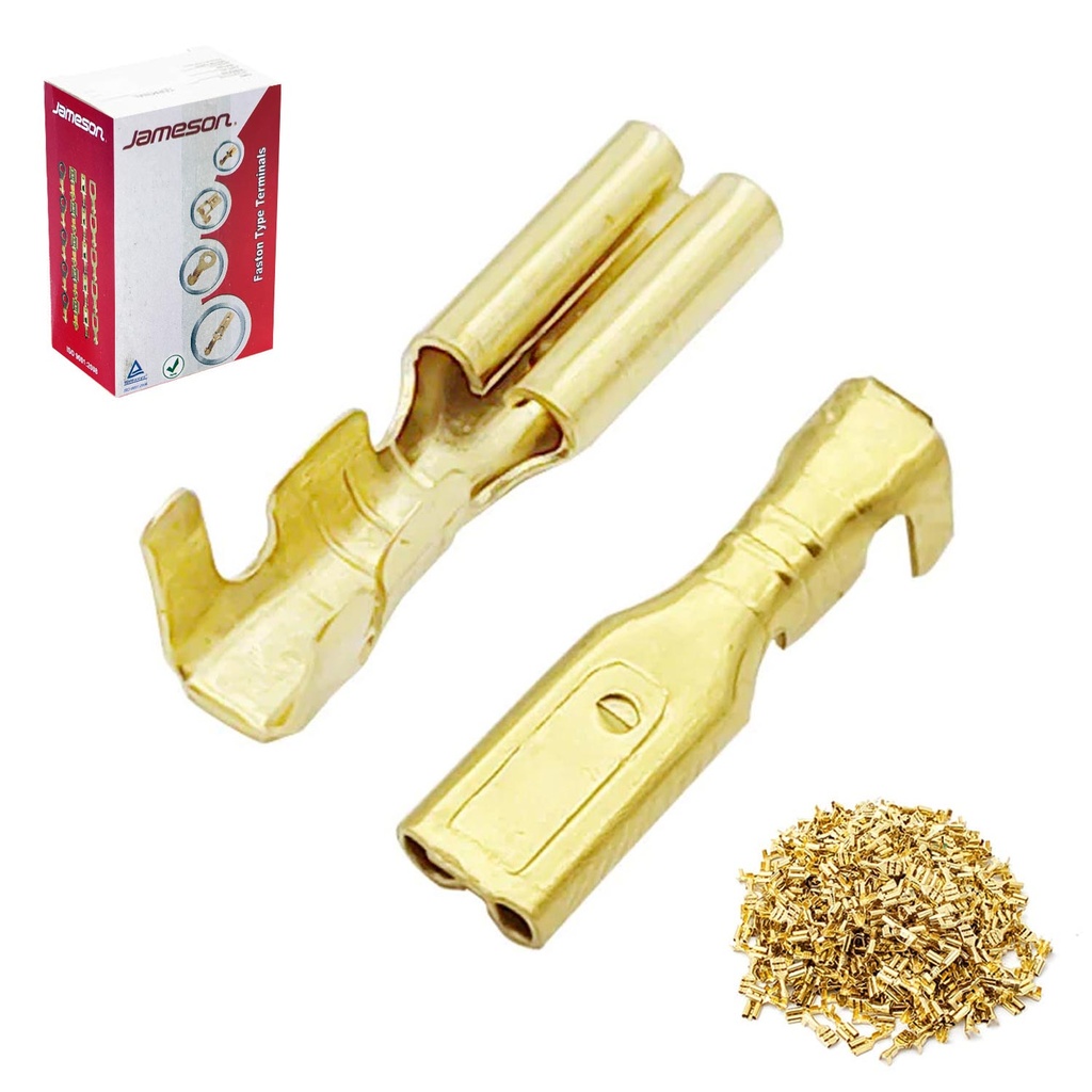 Kablo Terminal Küçük Dişi 2.8mm 1000 Adet JAMESON-JKN1/2D 