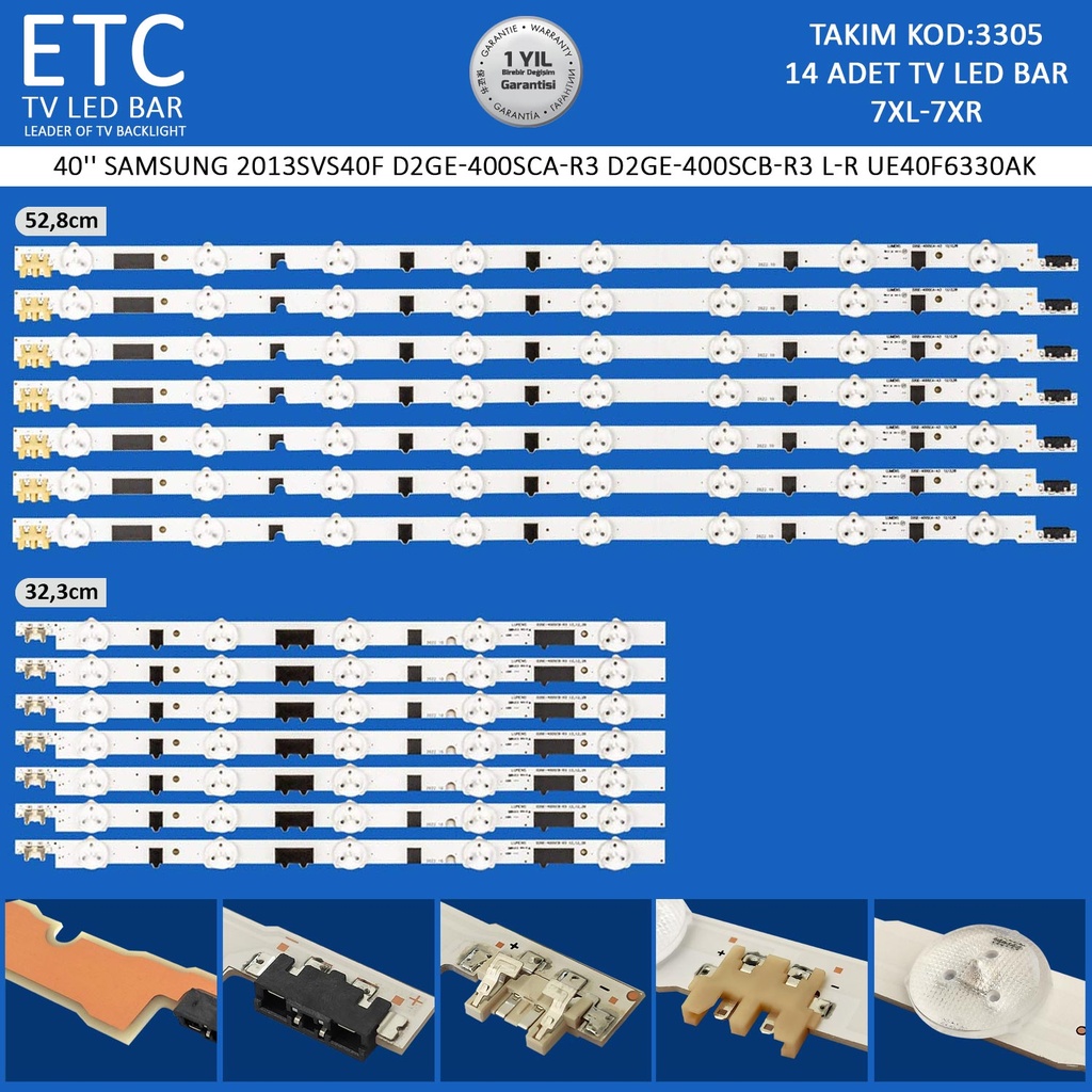 40'' SAMSUNG 2013SVS40f D2GE-400SCA-R3 D2GE-400SCB-R3 l-r UE40F6330AK