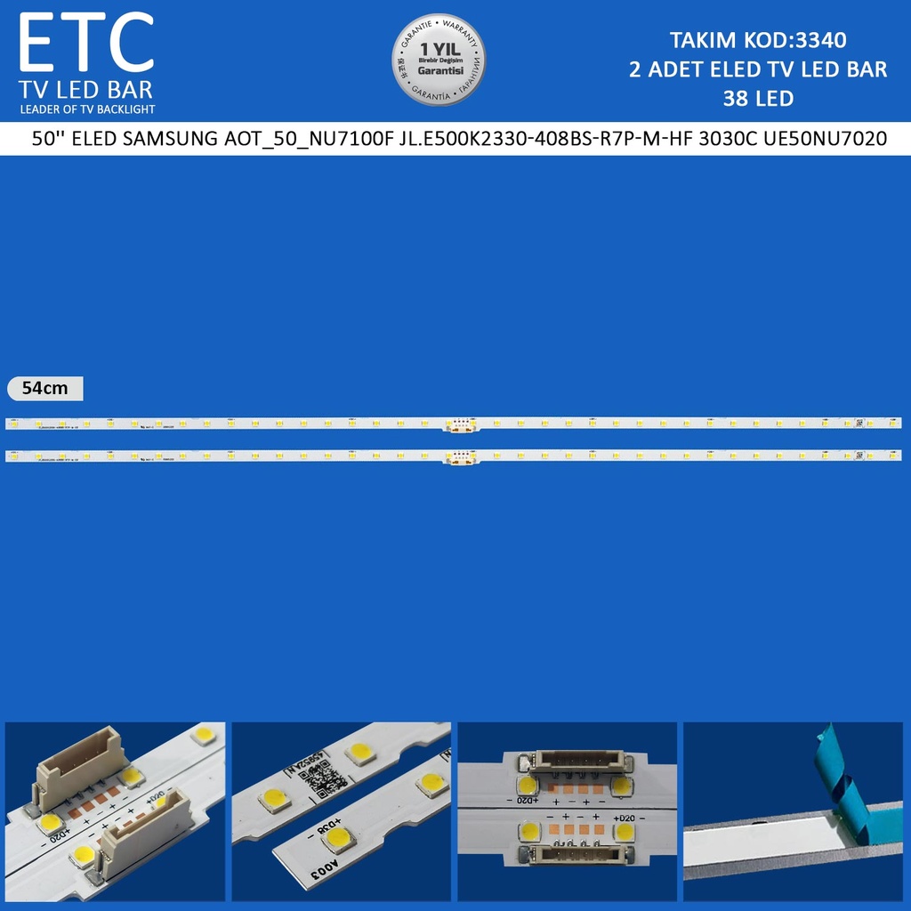 50" ELED SAMSUNG AOT_50_NU7100F JL.E500K2330-408BS-R7P-M-HF 3030C UE50NU7020