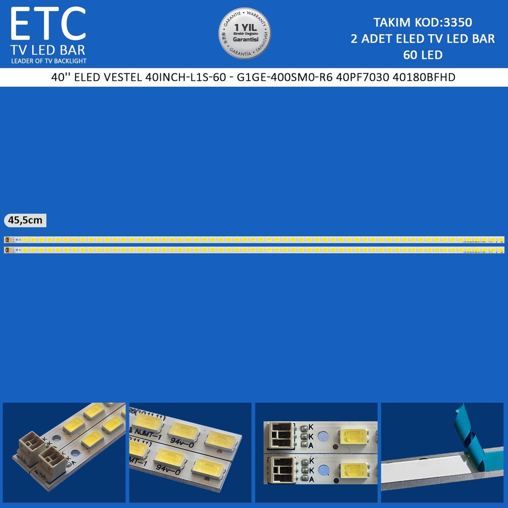 40" ELED VESTEL 40INCH-L1S-60 - G1GE-400SM0-R6 40PF7030 40180BFHD
