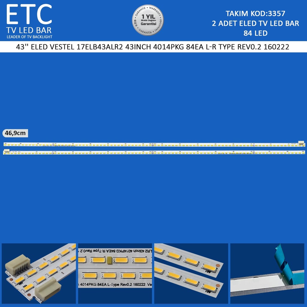 43" ELED VESTEL 17ELB43ALR2 43INCH 4014PKG 84EA L-R TYPE REV0.2 160222
