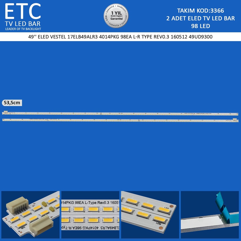 49" ELED VESTEL 17ELB49ALR3 4014PKG 98EA L-R TYPE REV0.3 160512 49UD9300