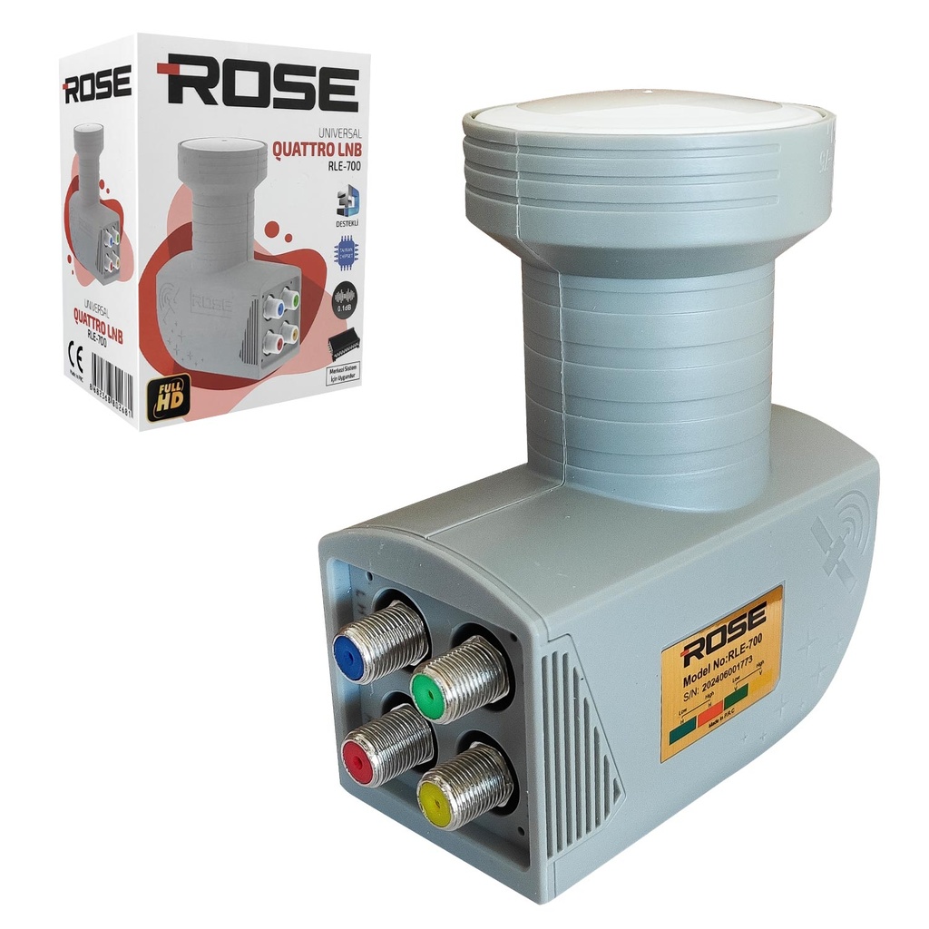 Santral Lnb Dörtlü Quattro 0.1DB 4K Rose RLE-700 R37