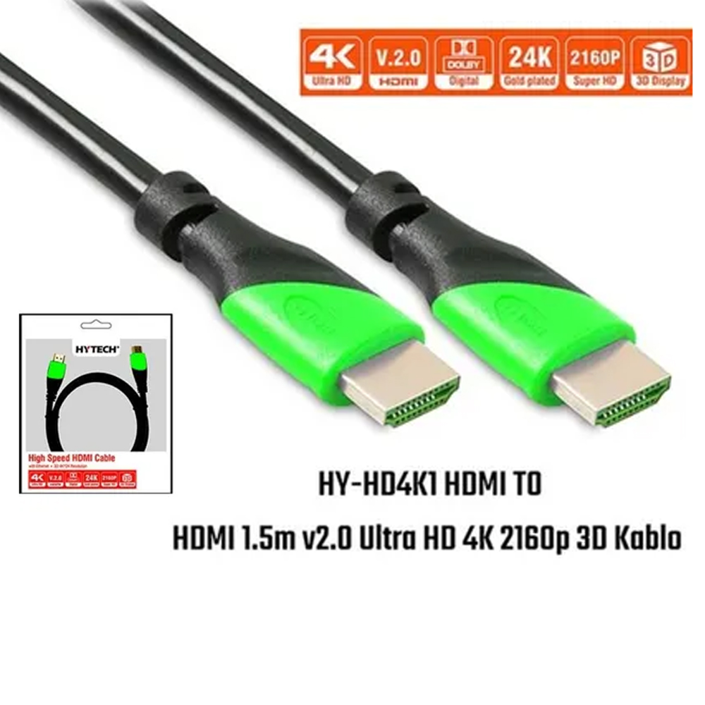 Hdmi Kablo Örgülü 14+1 1.5mt Gabble Gab-HDMI015  