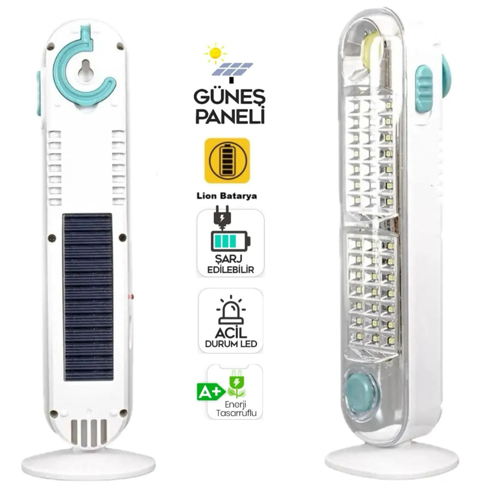Solar Şarjlı Işıldak 33 Led Volemi V-005  R23