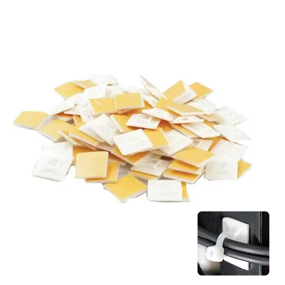 Cırt Kelepçe Kroşesi 3X3cm Bantlı 100 Adet Poke PK-4296  