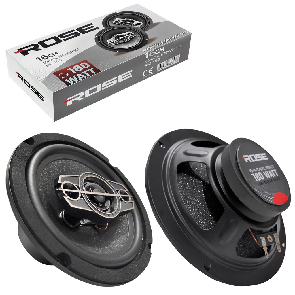 Oto Hoparlör 16cm 2x180w Tweeterli 2 Adet Rose RST-160