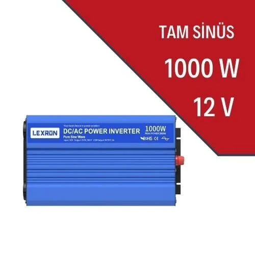İnverter 1000w 12v Tam Sinüs Lexron