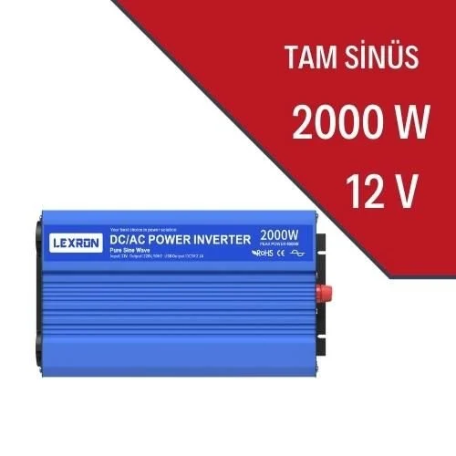 İnverter 2000w 12v Tam Sinüs Lexron