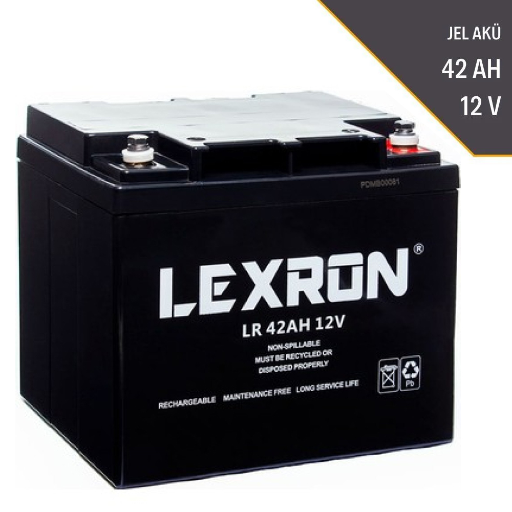Jel Akü 12v 42a 197x165x172mm Lexron (Kargo Alıcı Öder)