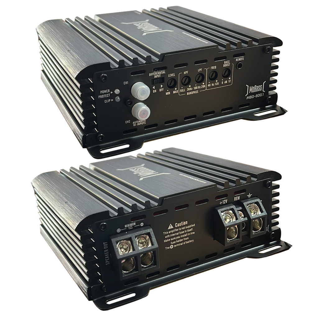 Oto Anfi Mono RMS 840w Bass Kontrol Mobass MBD-800.1  