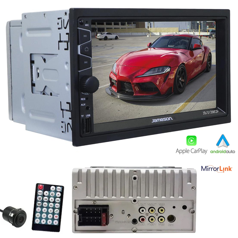 7'' Double Teyp 4x55w Carplay Mirorlink Bt Usb Kameralı Jameson JS-313WCP  R2