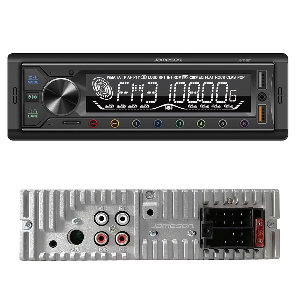 Oto Teyp 4x60w APP Kontrol Bt Usb Fm Jameson JS-316BT    R2