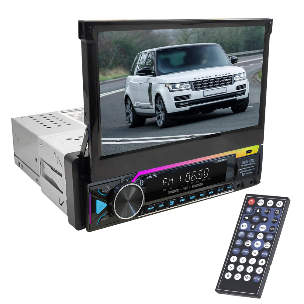 7'' İndash Teyp 4x60w Bt Usb Fm Bass Kontrol Mirorlink 7388IC Audiomax MX-8810  