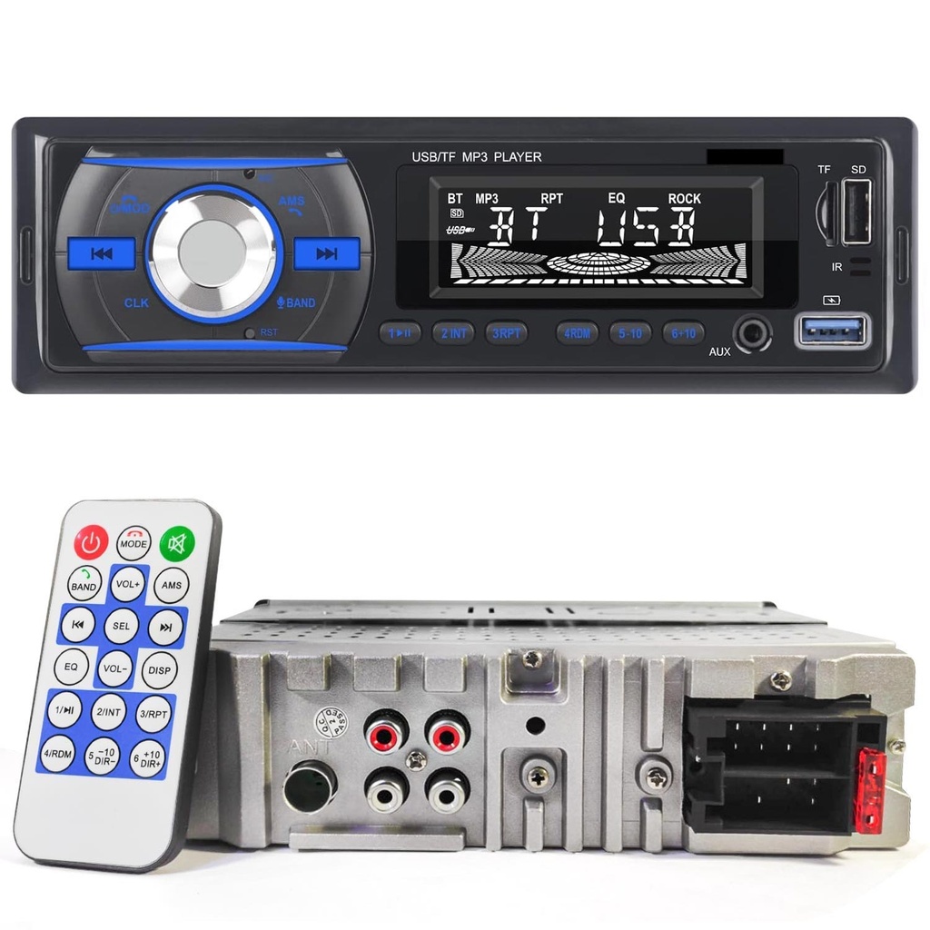 Oto Teyp 4x60w Bt Usb Fm 7 Renk 7388IC Audiomax SX-3550  R40