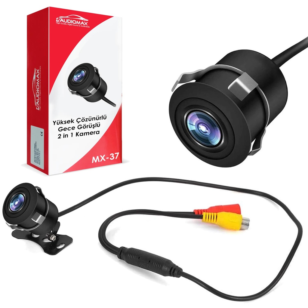 Araç Geri Görüş Kamerası Gece Görüşlü Audiomax MX-37  