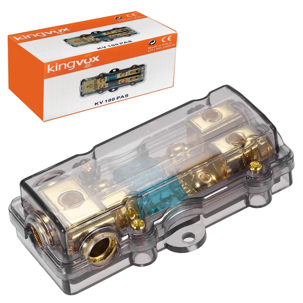 Oto Anfi Sigorta 100a 1 Giriş 2 Çıkış Audiomax KV-100PAS  R31