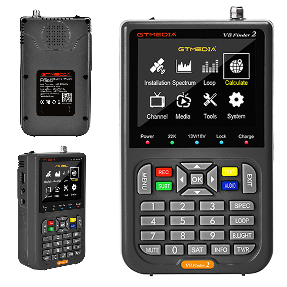 3.5'' Görüntülü HD Uydu Yön Bulucu Hoparlörlü Novacom V8-Finder 2 R38