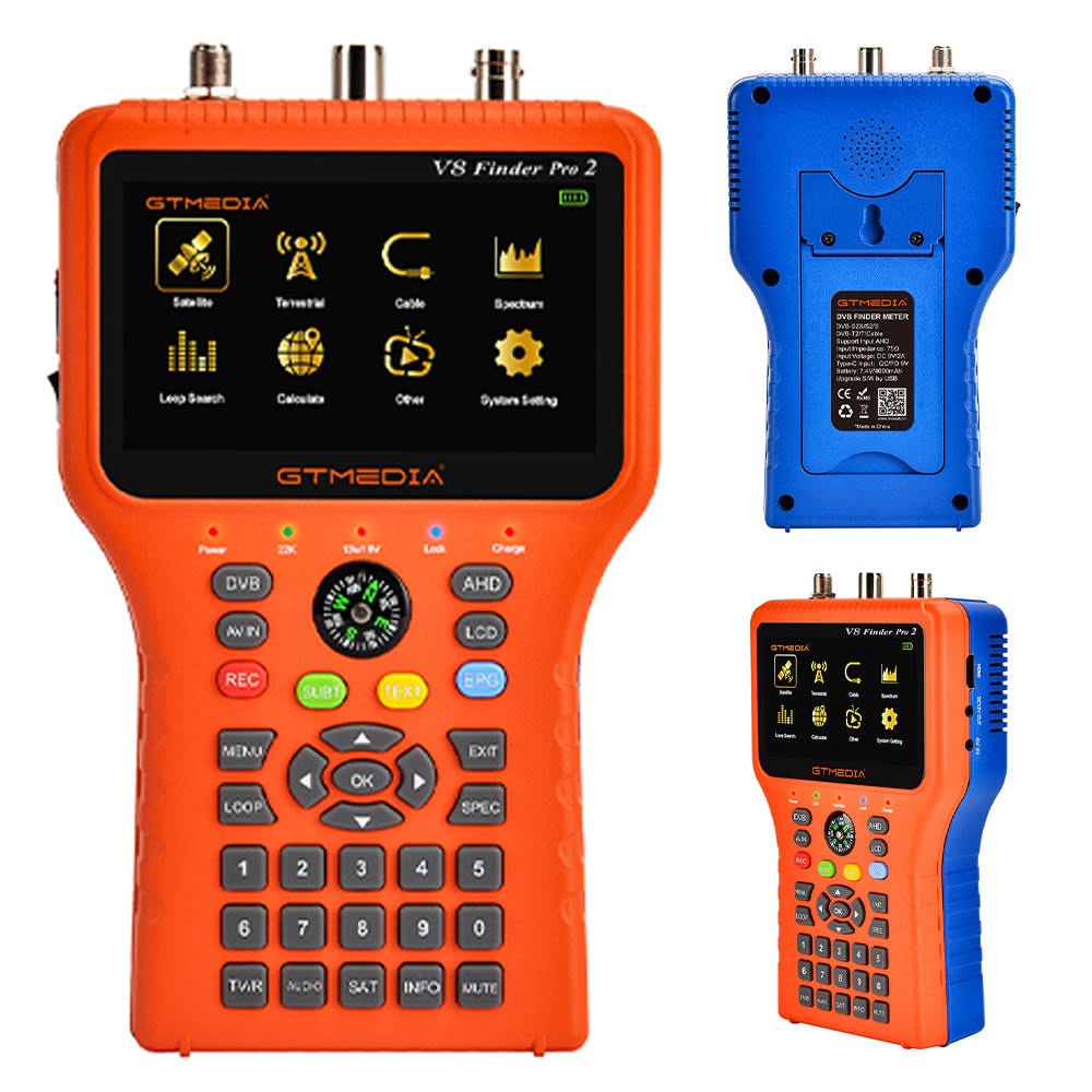 3.5'' Görüntülü HD Uydu Kamera Yön Bulucu Hoparlörlü Novacom V8-Finder Pro2 R38
