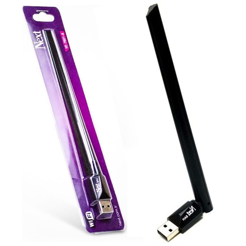 Usb Wifi Adaptör Uydu İçin 5dbi Antenli Next YE-7601-A