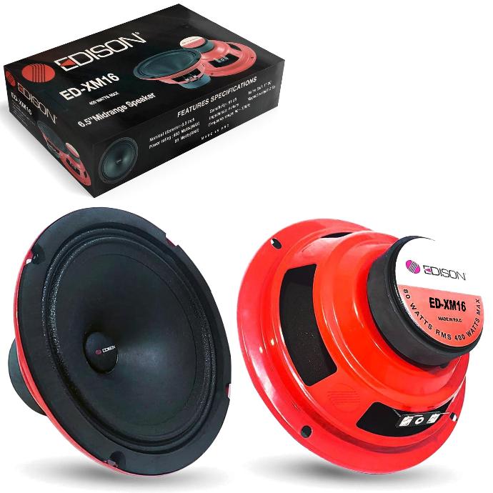 Oto Midrange 16cm 400w 2 Adet Edison ED-XM16