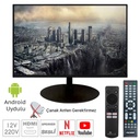 19'' Android Uydulu Televizyon 48 Ekran Hd Lcd Kumandalı 12v 220v Rose CM-119U