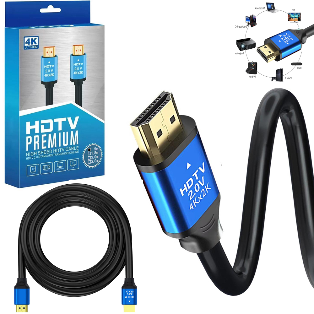 Hdmi Kablo 2.0v HDTV 4K 60hz 5mt Poke PK-6853