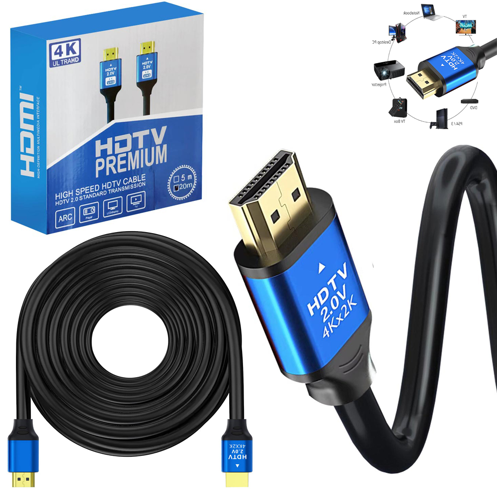 Hdmi Kablo 2.0v HDTV 4K 60hz 30mt Poke PK-6857