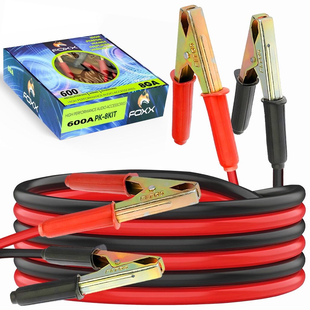 Akü Takviye Kablosu 600 Amper 1.8mt 315tel Power Foxx 600.A