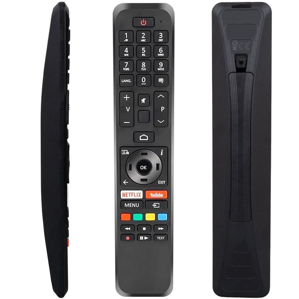 Vestel 30107407 RC43160N Toshiba 8556 Netflix Yotube Sessiz LCD LED TV Kumanda Poke PK-7130