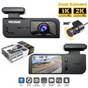 Wifi Araç İçi 2 Kamera DVR Led Ekran Gece Renkli Sesli 2K+1K Rose MR-76